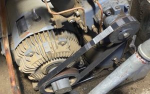 Dây curoa máy nén khí chính hãng bando đã lắp cho khách